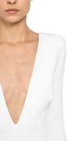 Thumbnail for your product : Alexandre Vauthier Deep V Neck Stretch Jersey Bodysuit