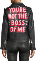 Thumbnail for your product : Lee Laurie Lee Leathers Not the Boss Of Me Leather Jacket