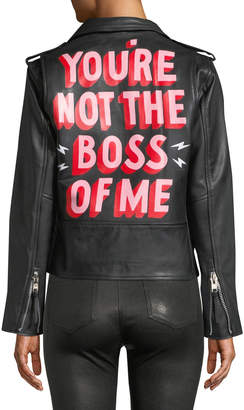 Lee Laurie Lee Leathers Not the Boss Of Me Leather Jacket