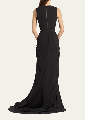 Maticevski Totem Ruched Gown
