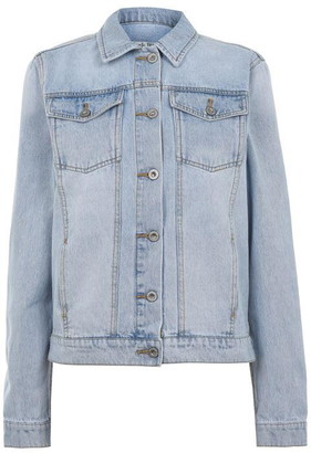 ichi stamp denim jacket