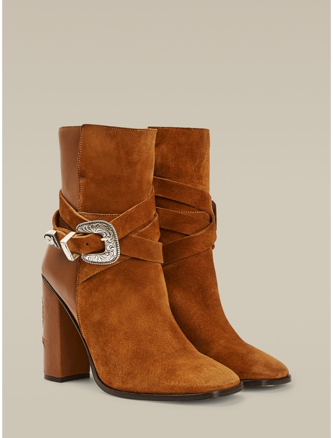 bley suede buckle boot