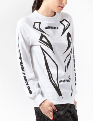 Been Trill White Be Moto Jersey L/S T-Shirt