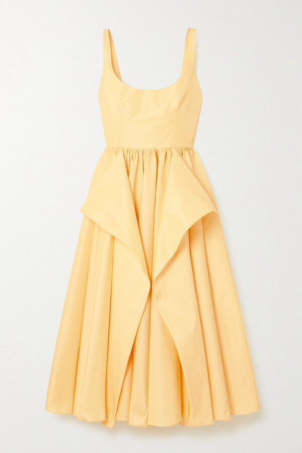 alexander mcqueen yellow dress