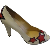 Thumbnail for your product : Marc by Marc Jacobs Beige And Red Pumps, Open Toes