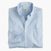 Thumbnail for your product : J.Crew Tall Secret Wash shirt in neon azure stripe
