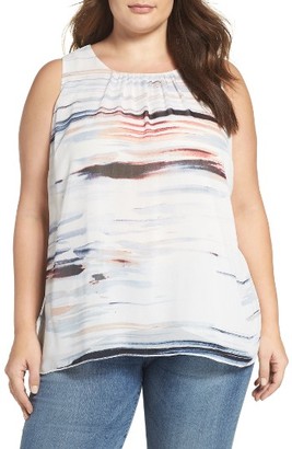 Vince Camuto Plus Size Women's Floating Whispers Top