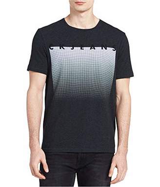 Calvin Klein Men's Short Sleeve Mesh Horizon Crew Neck T-Shirt