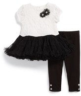 Thumbnail for your product : Little Me Lace Party Dress & Leggings (Baby Girls)
