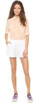 Thumbnail for your product : Rebecca Taylor Punched Denim Shorts