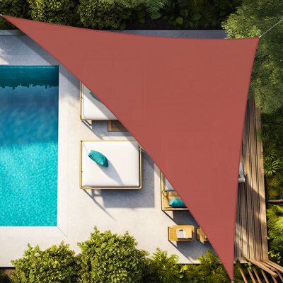 Artpuch 17'x18'x24.8' Customize Triangle Sun Shade Sail