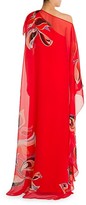 Thumbnail for your product : Emilio Pucci Heliconia Print Silk Chiffon Gown