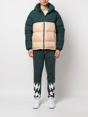 adidas Regen contrasting-panel puffer jacket