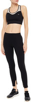 Thumbnail for your product : Calvin Klein Performance Cutout Two-tone Stretch Sports Bra