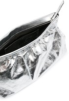 Thumbnail for your product : Isabel Marant Luz metallic leather clutch bag