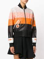 Thumbnail for your product : Fendi panel bomber jacket