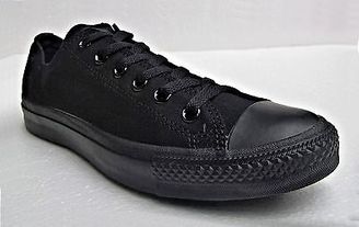 Converse Chuck Taylor Low Tops Black Mono All Sizes Youth Kids Shoes
