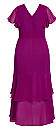Thumbnail for your product : City Chic Flirty Tier Maxi Dress - magenta