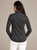 Thumbnail for your product : Banana Republic Fitted Non-Iron Dot Print Sateen Shirt