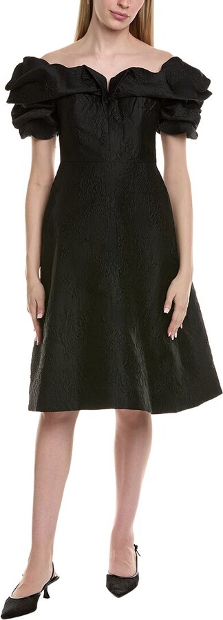 Teri Jon by Rickie Freeman Midi Dress
