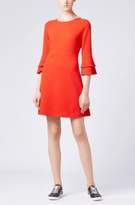 Thumbnail for your product : BOSS Bell-sleeve dress in structured stretch fabric