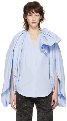 Y/Project Blue Bow Blouse