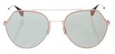 Thumbnail for your product : Fendi Reflective Aviator Sunglasses w/ Tags