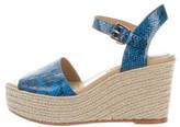 Thumbnail for your product : Michael Kors Embossed Platform Wedges
