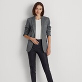 Thumbnail for your product : Lauren Petite Ralph Lauren Stretch Leather Skinny Ankle Pant