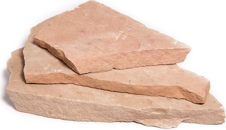 14 in. x 12 in. x 2 in. 60 sq. ft. Arizona Classic Oak Natural Flagstone for Landscape, Gardens and Pathways