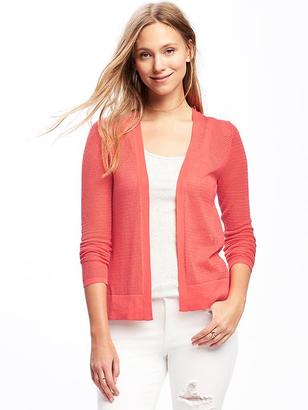 Old Navy Textured Classic Open-Front Sweater for Women