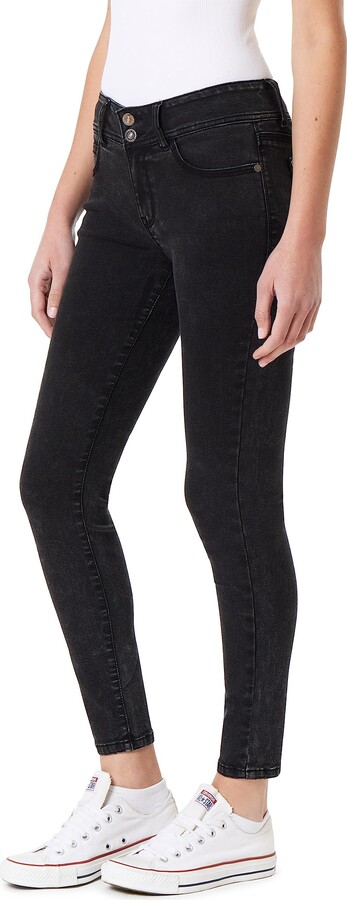 WallFlower Women's Ultra Skinny Mid-Rise Insta Soft Juniors Jeans (Standard  and Plus) 