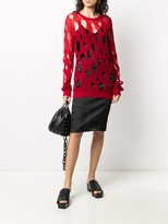 Thumbnail for your product : Ann Demeulemeester Distressed Sweater