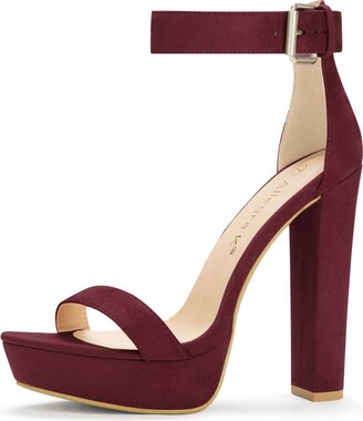 Burgundy High Heel Shoes | Shop The Largest Collection | ShopStyle