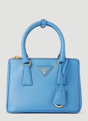 Blue Prada Saffiano Bag