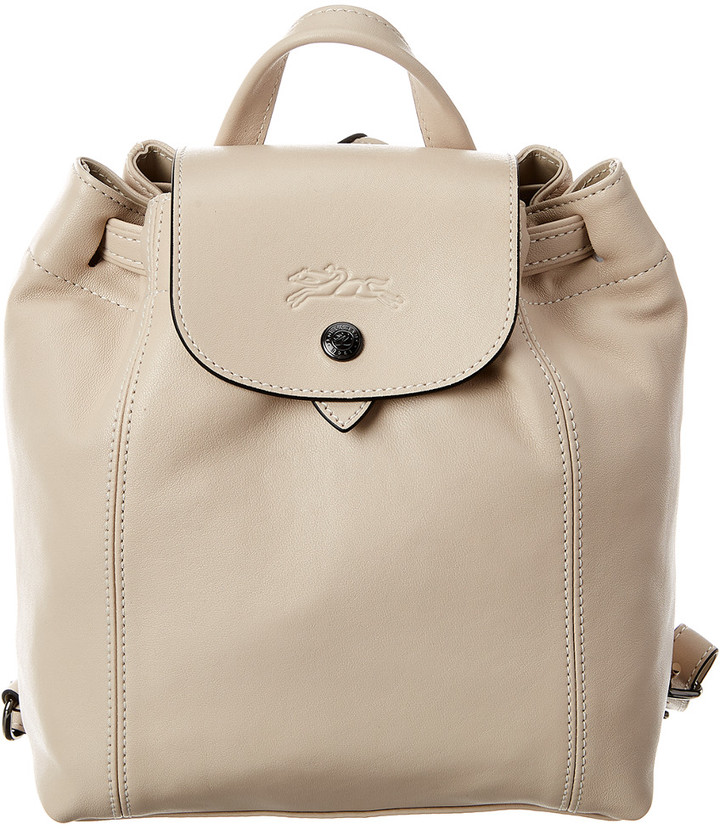 Longchamp Leather Backpack | Shop the 
