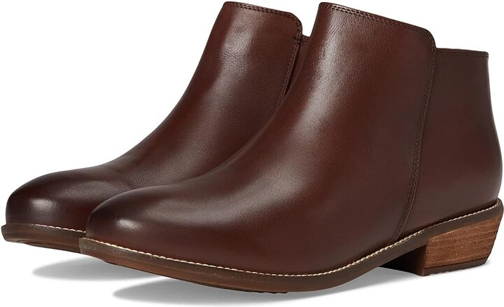 SoftWalk Rocklin 2.0 Women's Boots Dark Brown : 9 WW (EE), Leather