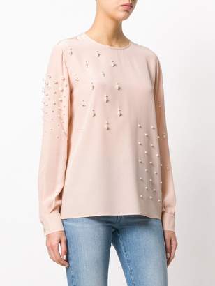 Stella McCartney pearl-embellished blouse