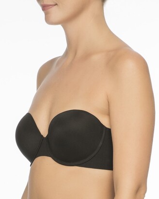 SPANX Women's Up for Anything Lightly Lined Strapless Bra, Very Black, 32DD  : : Fashion