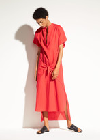 Thumbnail for your product : Vince Wrap Front Cotton Dress