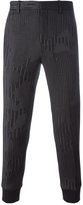 Thumbnail for your product : Neil Barrett striped camo print trousers