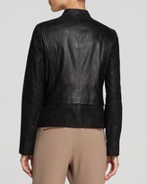Thumbnail for your product : Vince Jacket - Texture Block Leather Moto