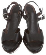 Thumbnail for your product : Marni Platform Leather Sandals