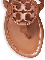 Thumbnail for your product : Tory Burch Miller Metal Leather Thong Sandals