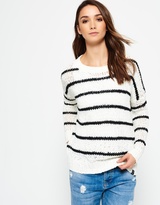 Thumbnail for your product : Superdry Textured Stripe Tape Knit Jumper