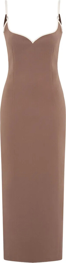 PARIS GEORGIA Heart midi dress