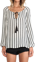 Thumbnail for your product : Liv Long Sleeve Peasant Top