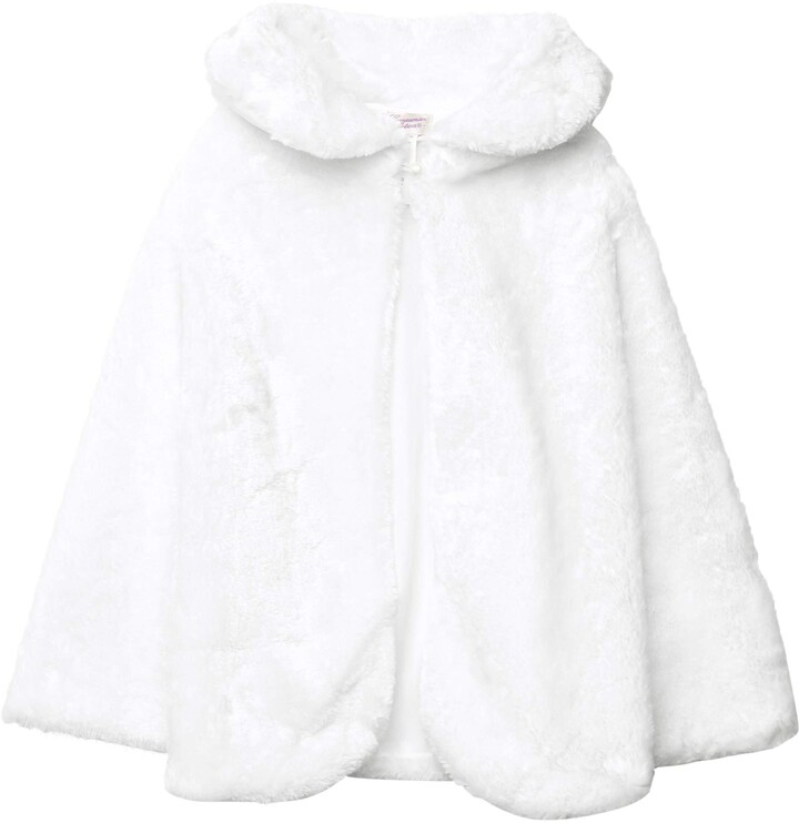 White Fur Cape | the world's largest collection of fashion | ShopStyle