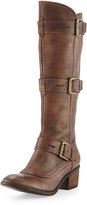 Thumbnail for your product : Donald J Pliner Dax Triple-Buckle Metallic Knee Boot, Gold