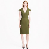 Thumbnail for your product : J.Crew Tall cap-sleeve dress in Italian wool crepe